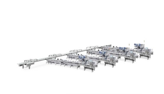 High-speed Intelligent Control Pillow Type Flow packaging Line