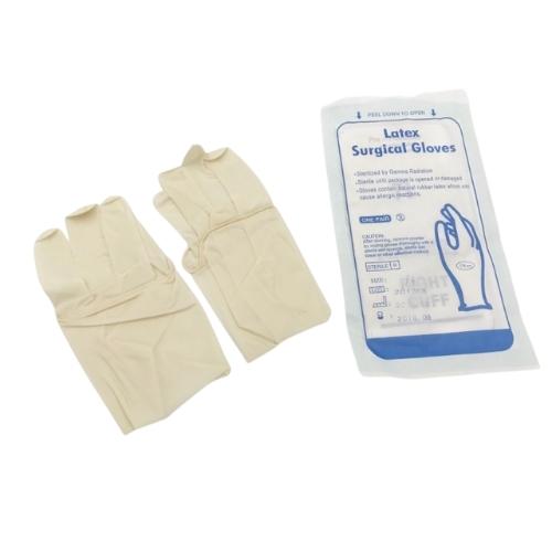 vSurgical gloves four-side seal packaging