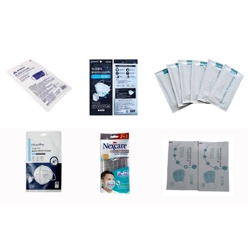 Surgical mask four-side sealing packaging