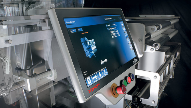 HMI Industrial Control System of Shisha tobacco wrapping machine