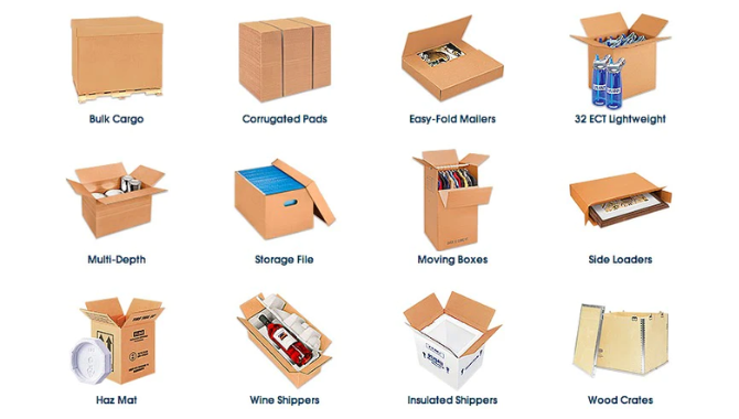 common box types for packaging products
