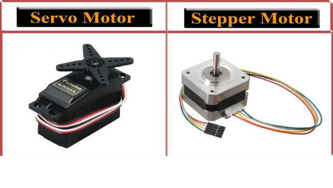 servo motors and stepper motors