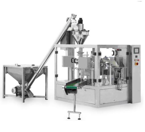 rotary powder pouch packaging machine